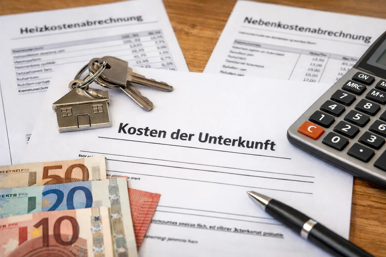 Unterlagen zu Wohnkosten: Miete, Nebenkosten und Heizung - Kosten der Unterkunft (KdU) im SGB II